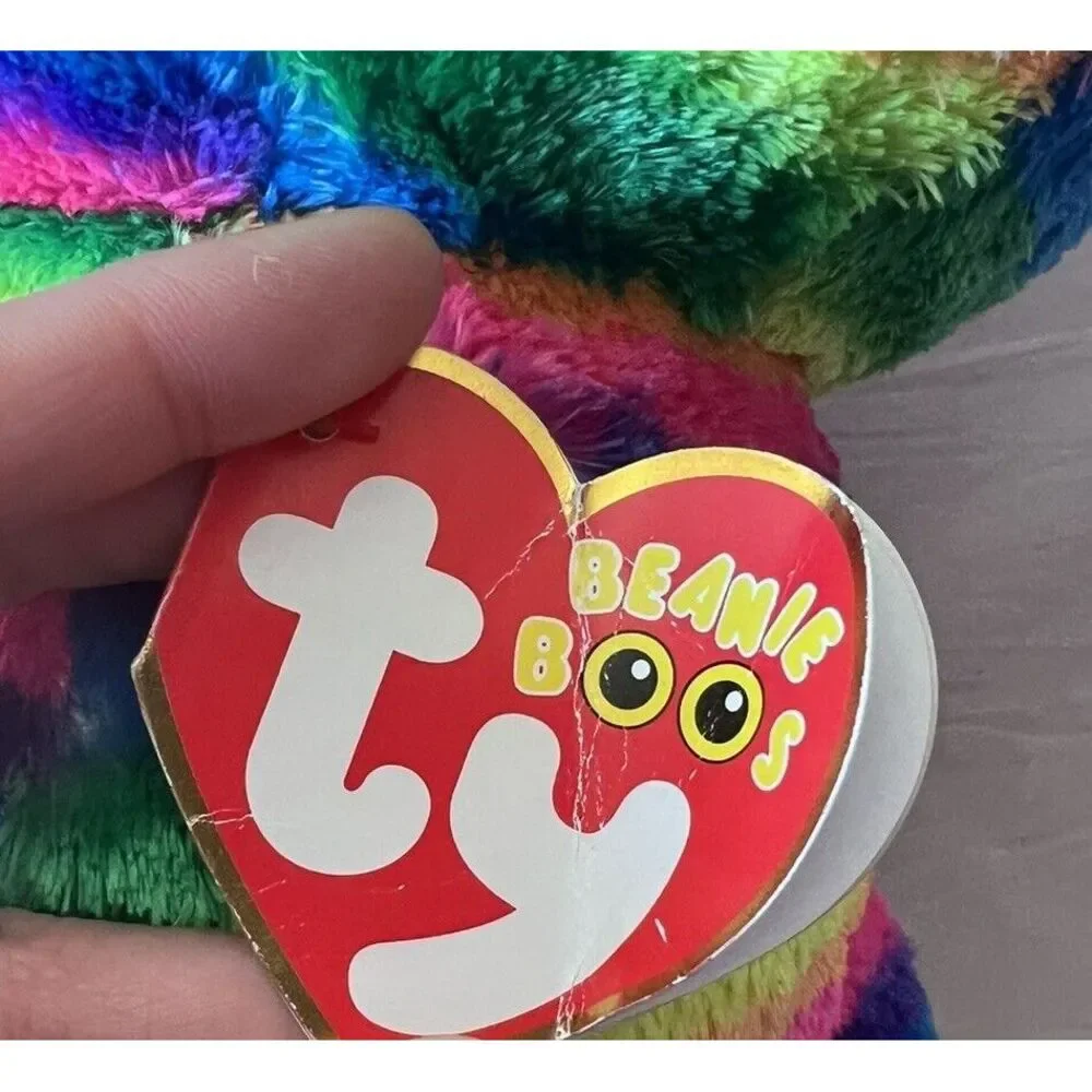 Ty Beanie Boo Extra Large Lola The‎ Dog Stuffed Animal Plush Toy 42 cm / 16 